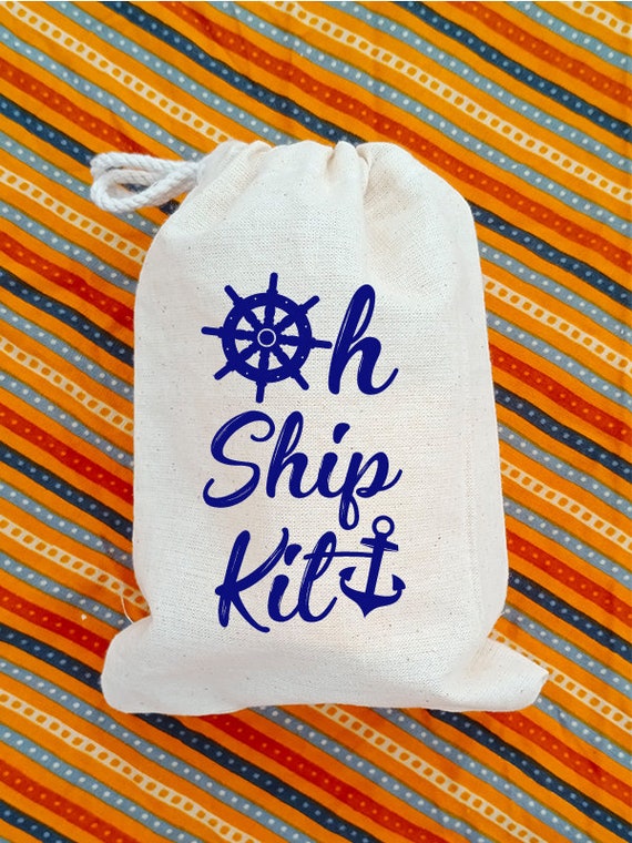 Oh ship kit Hangover bags Recovery kit Bachelorette Hangover | Etsy