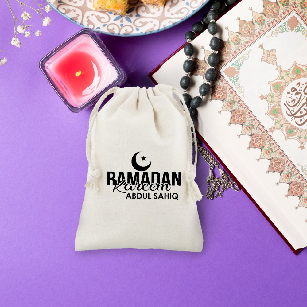 Personalized Ramadan Favor Bags Celebration Party Gift Bag Etsy