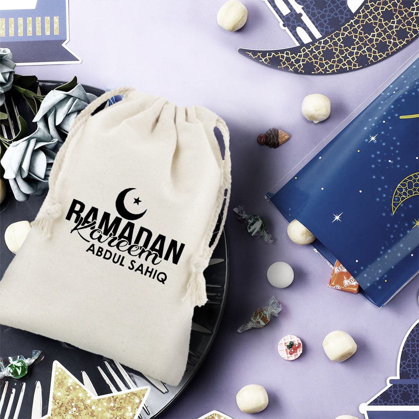 Personalized Ramadan Favor Bags Celebration Party Gift Bag Etsy