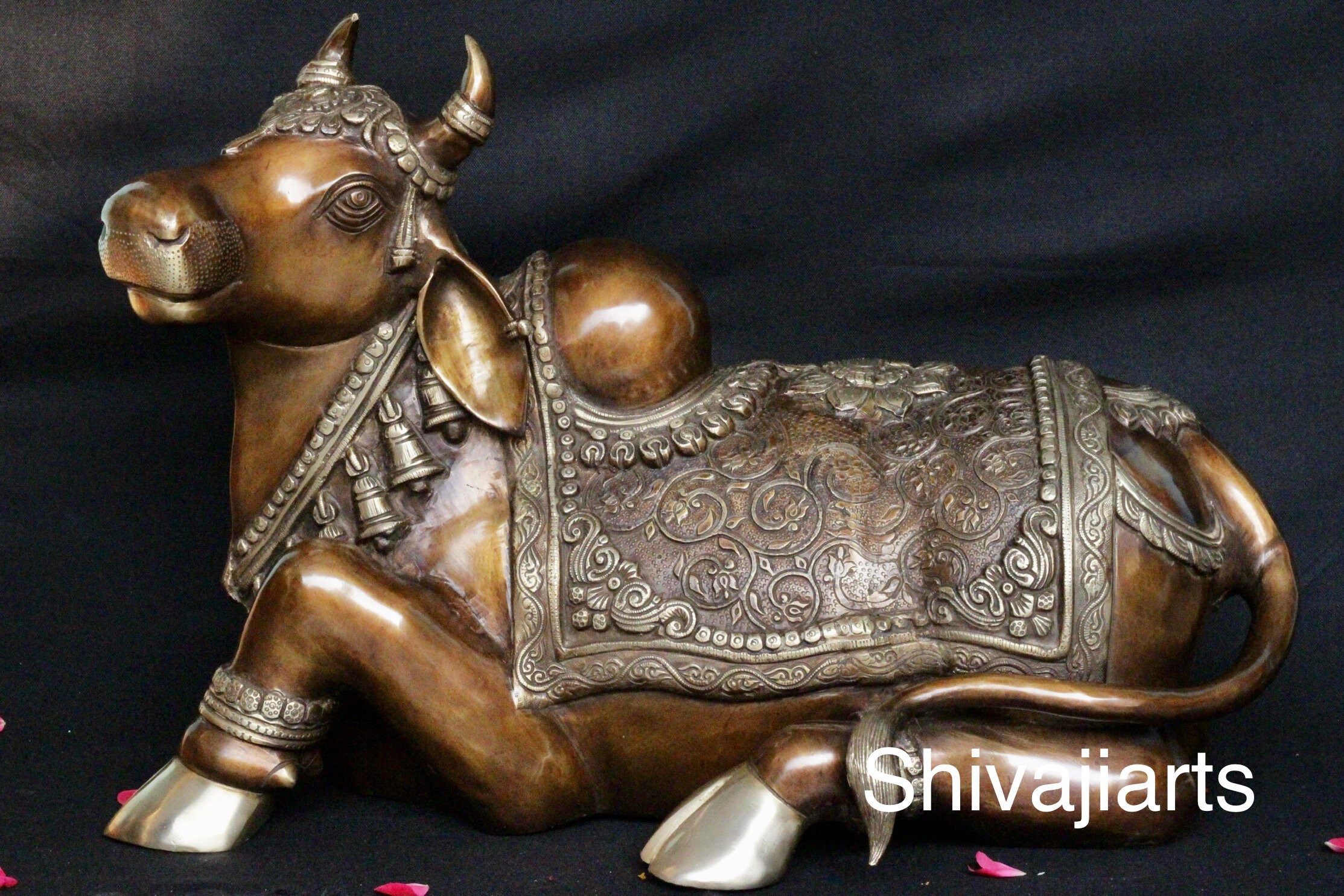 God Nandi Statue15 Inch height Brass Nandi Idol Nandi Cow Etsy
