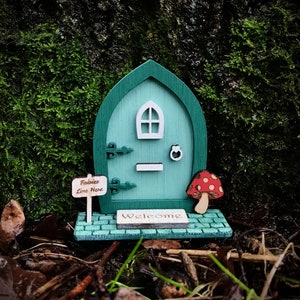 Paquete de diseño Fairy Door - Archivo de corte láser SVG DXF