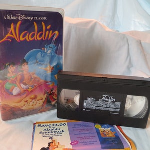 A Walt Disney Classic Home Video, VHS, Aladdin