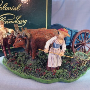 Colonial Williamsburg, Lang & Wise, Working In A Field With Oxen Accessory
