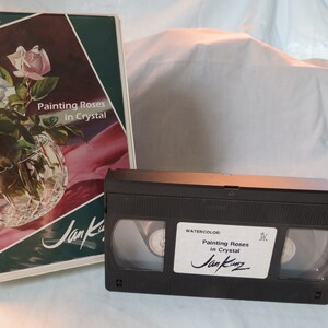 Jan Kunz, VHS, Instructional How-To, Painting Roses In Crystal