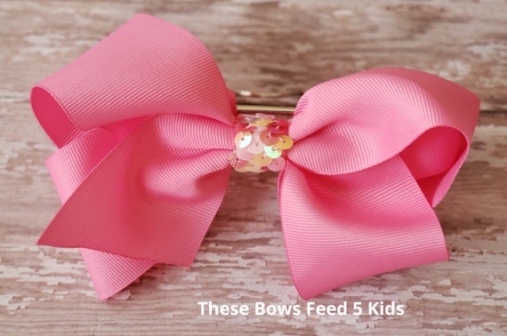 Hair Bows for Girls Hair Bows With Pink Pink Bows Pink Hair Bows Bows for A  Cause 