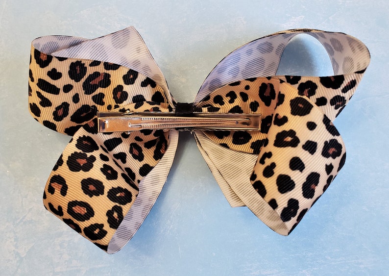 Hair Bows Brown Hair Bows For Girls Animal Print Bows Hair Bows Bows For A Cause