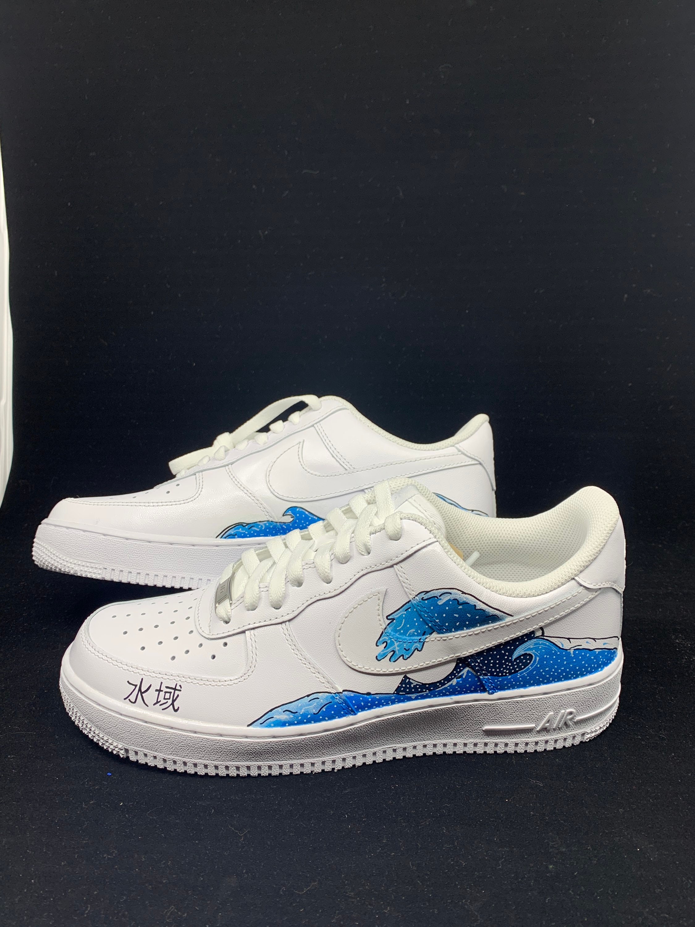 Japanese Wave Air Force 1's custom air force 1s | Etsy