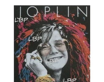 JOPLIN, Janice Joplin, Rock and Roll Hall of Famer, The Rose, Gorgeous Graphic,  for Sublimation or Framing, Printables, jpeg, pdf, png,