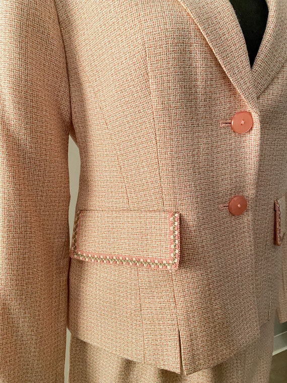 Pendleton Petite Pink and Lime Suit - image 5