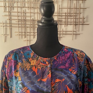 1980s AK Collectible Tropical Top