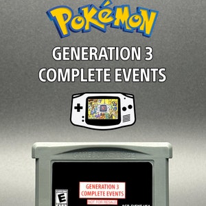 Pokemon Gen 3 Complete Event Distribution Cartridge (Ruby/Sapphire/Emerald/FireRed/LeafGreen)