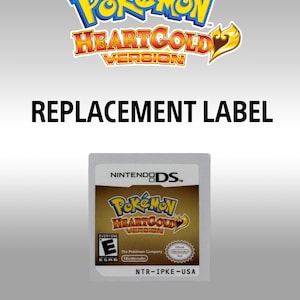PKMN HeartGold Replacement Label
