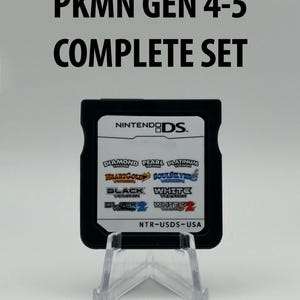 PKMN Diamond, Pearl, Platinum, HearGold, SoulSilver, Black, White, Black 2, White 2