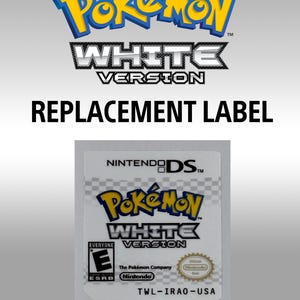 PKMN White Replacement Label