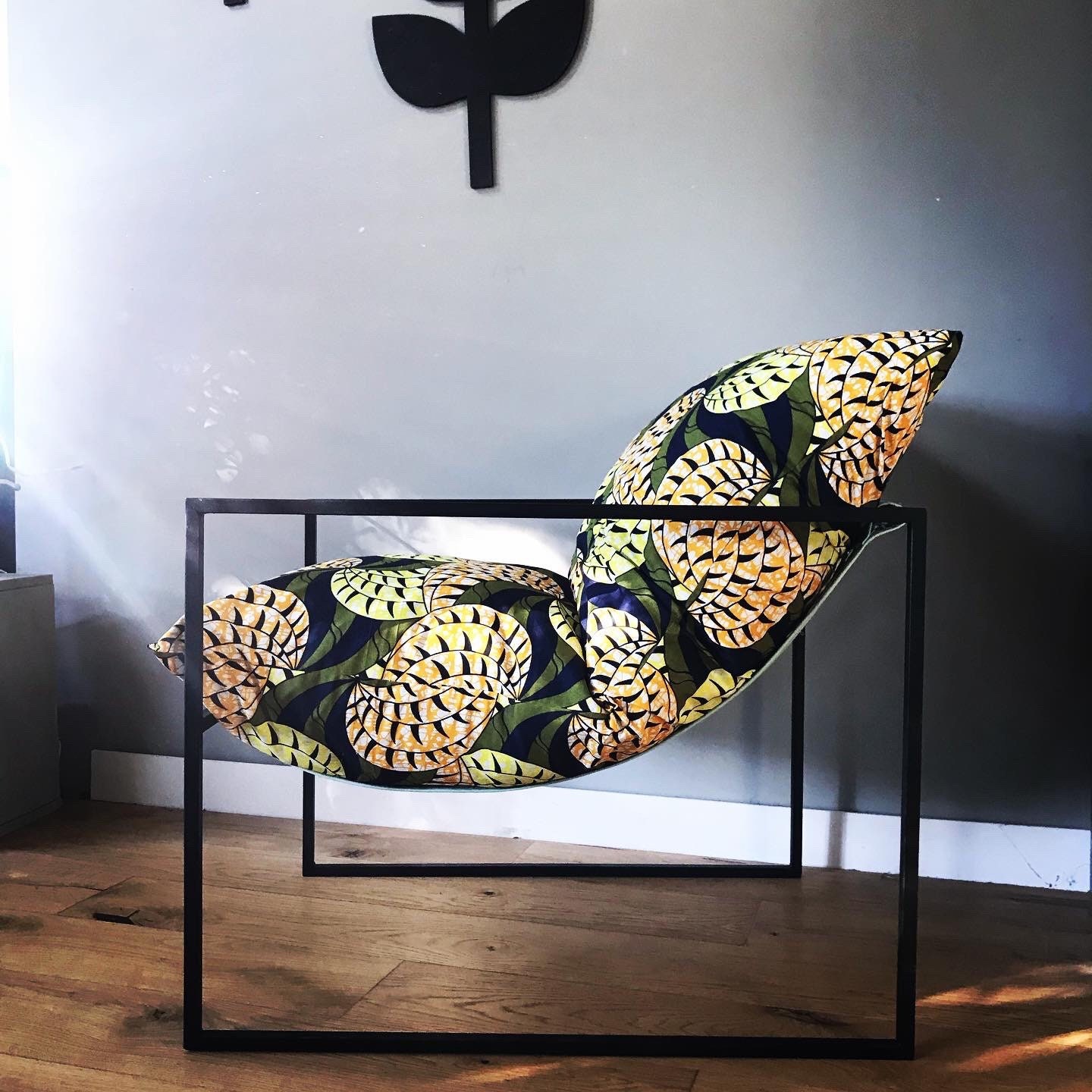 Fauteuil Métal Tissu