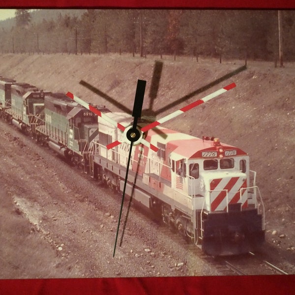 Railroad Clocks Etsy