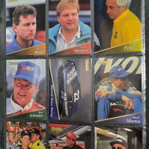 NASCAR- TRAXS- 1994 -  Trading Race Card Set - 198 Cards