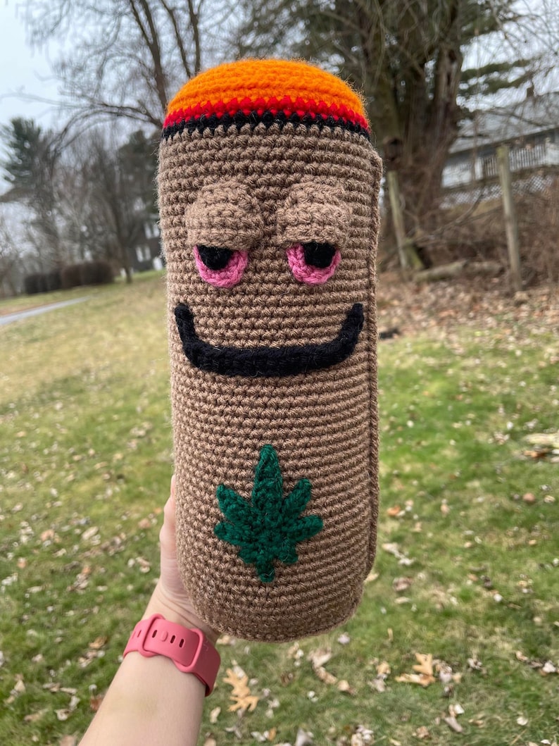 Crochet Blunt and Joint Pattern 420 Gift Ideas Marijuana Etsy
