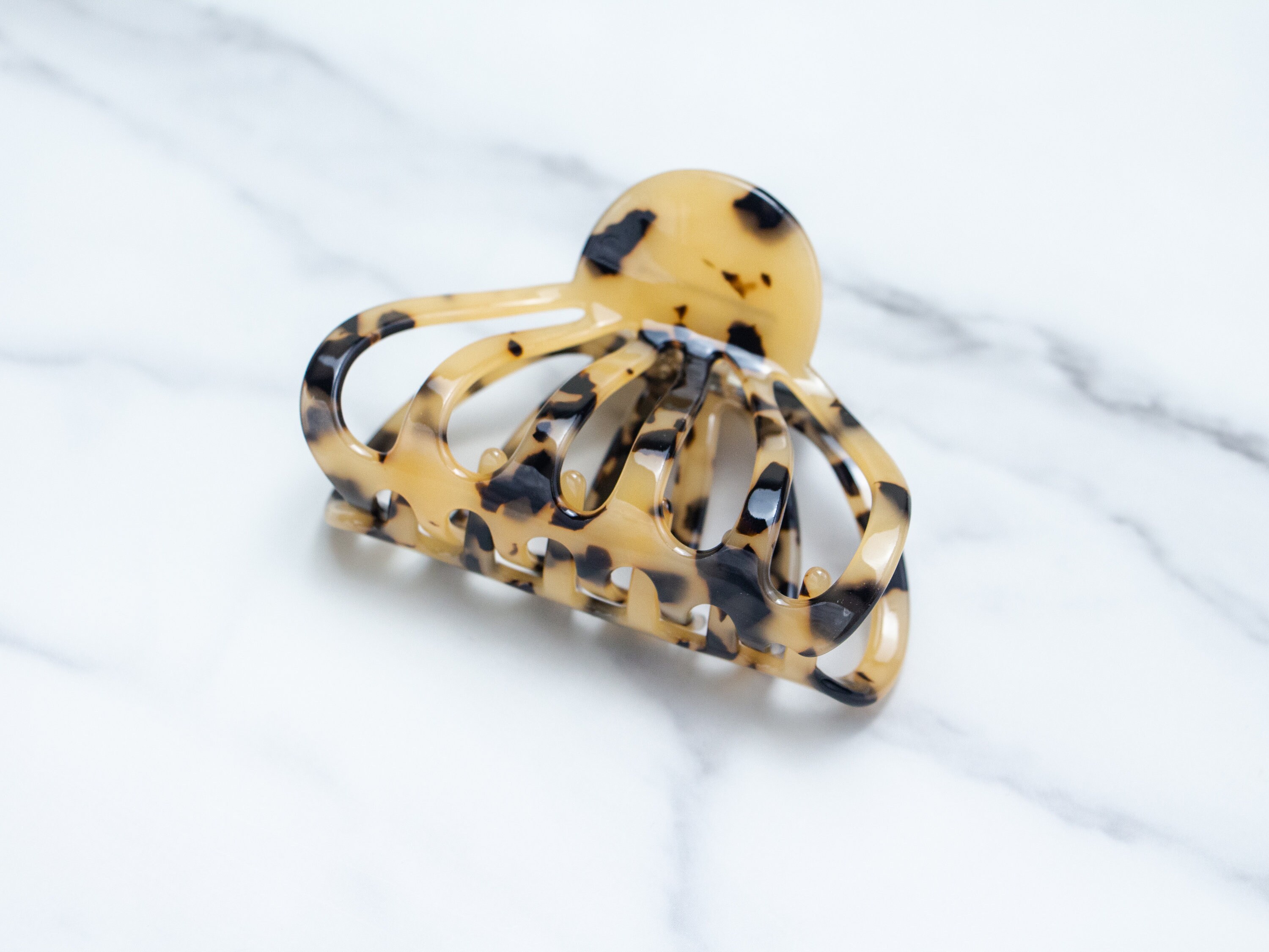 Large Tortoise Shell Acetate Hair Claw Clips Clamp Clasp Cute Etsy