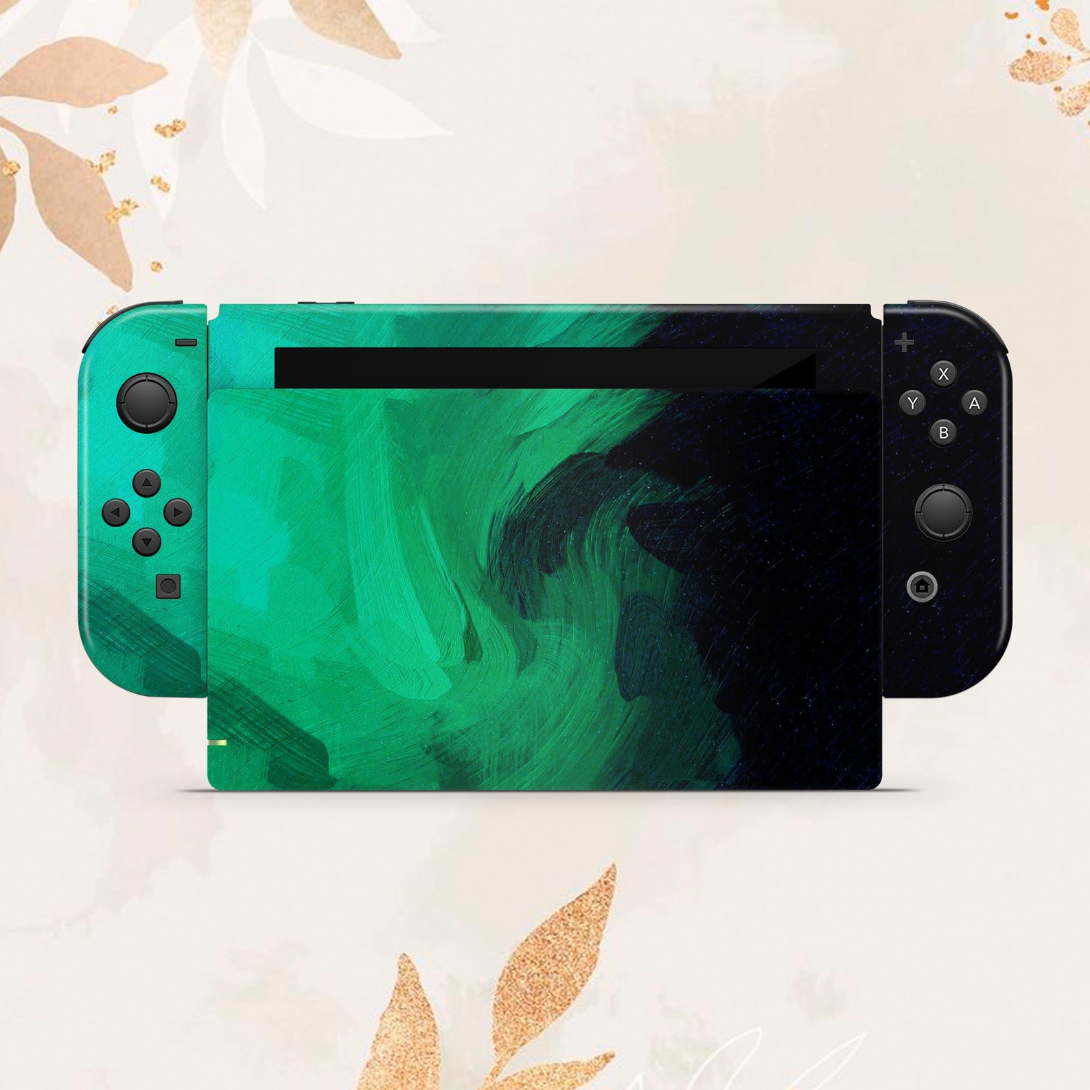Nature Nintendo Switch Skin Gamer Console Joycon Joy Con Dock Etsy