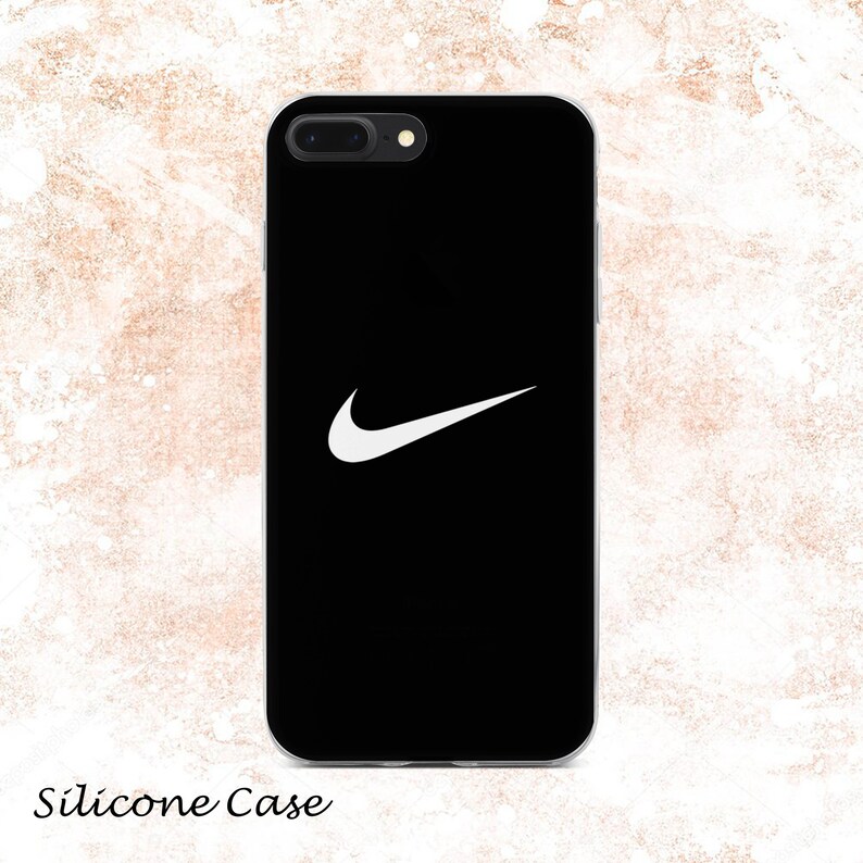 Nike Phone Case Zwarte iPhone 12 iPhone SE Case Brand Etsy
