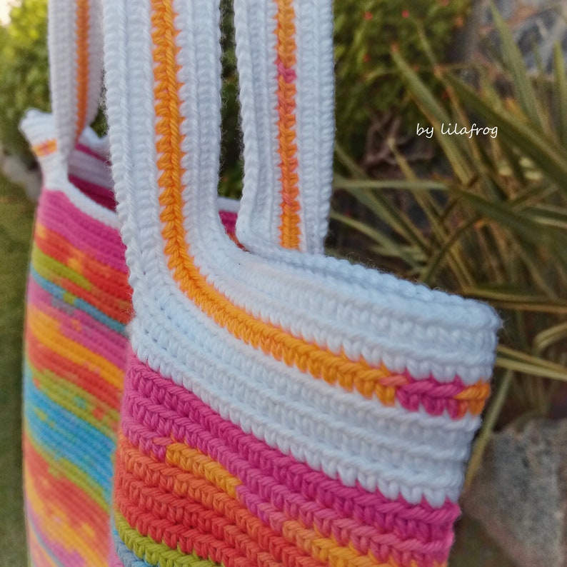 Tapestry Crochet Tote Bag Tapestry Crochet Bag Crochet Tote Etsy