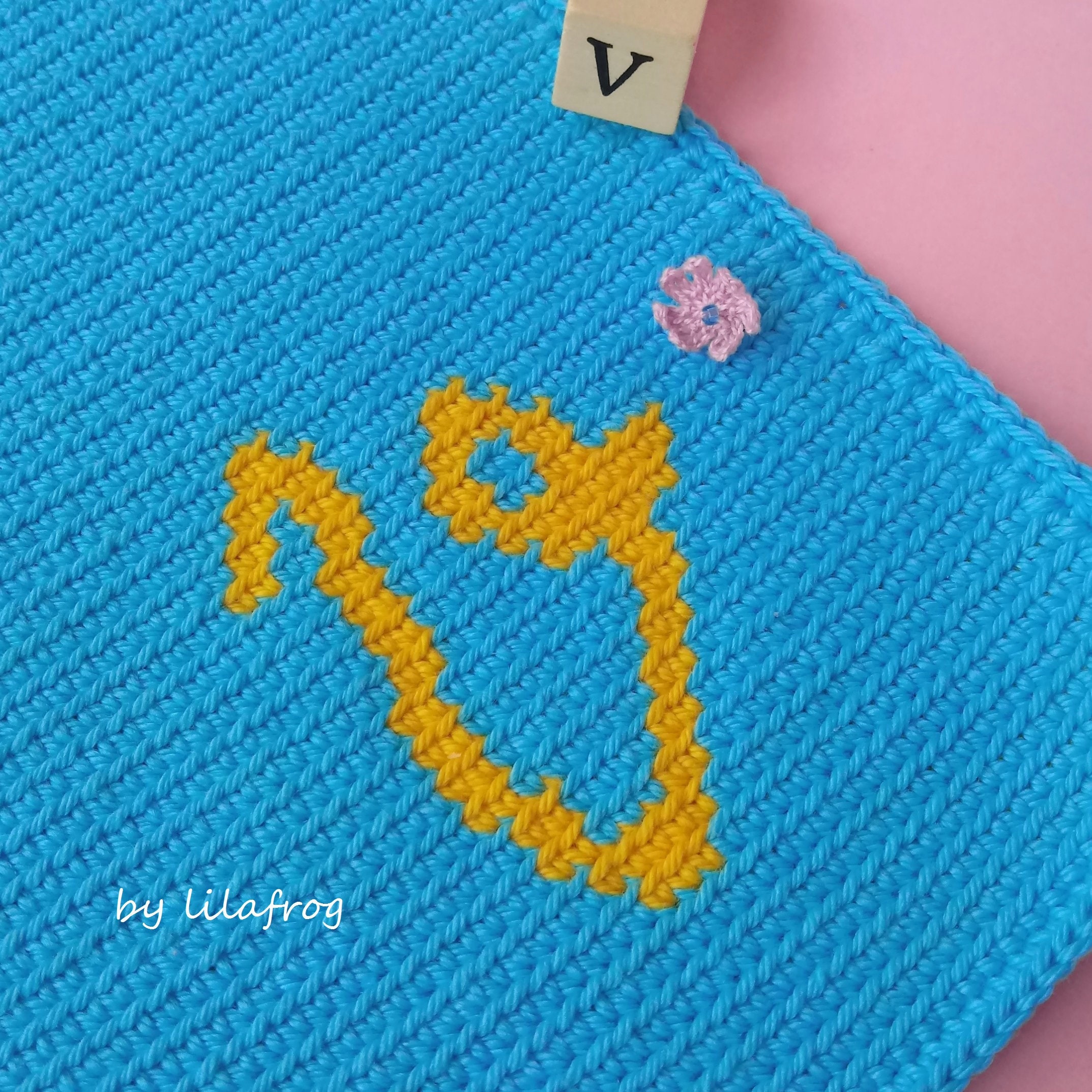 Letter V Patterns Python Tapestry Crochet Letter V Pattern: Alphabet DIY Tutorial (PDF Download ...