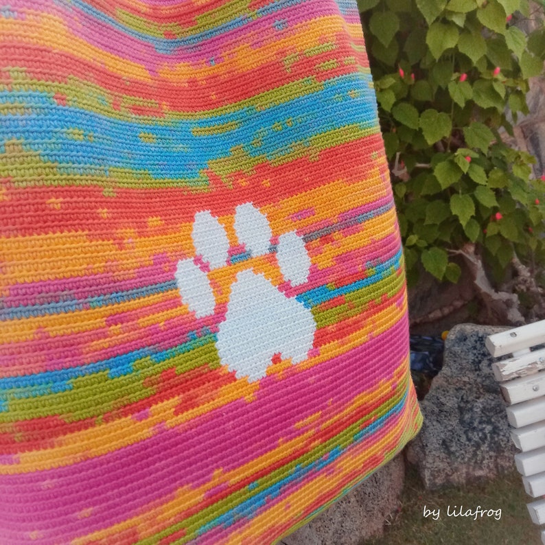 Tapestry Crochet Tote Bag Tapestry Crochet Bag Crochet Tote Etsy