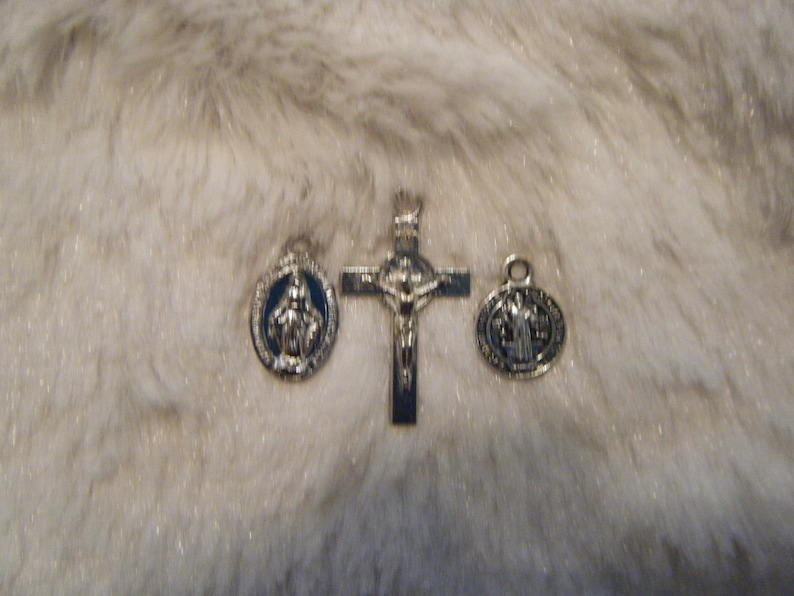 Our Lady of Mt Carmel Brown Scapular 100% Wool Handmade in USA image 3