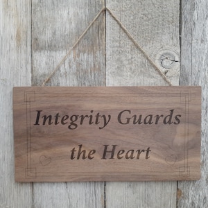 Custom Engraved Wood Sign. Laser Engraved Plaque. Personalized Quote. You choose the words you want and I make it!