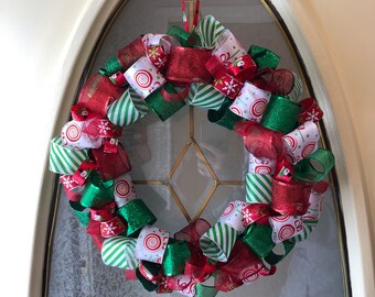 14インチリボンリース - Etsy 日本