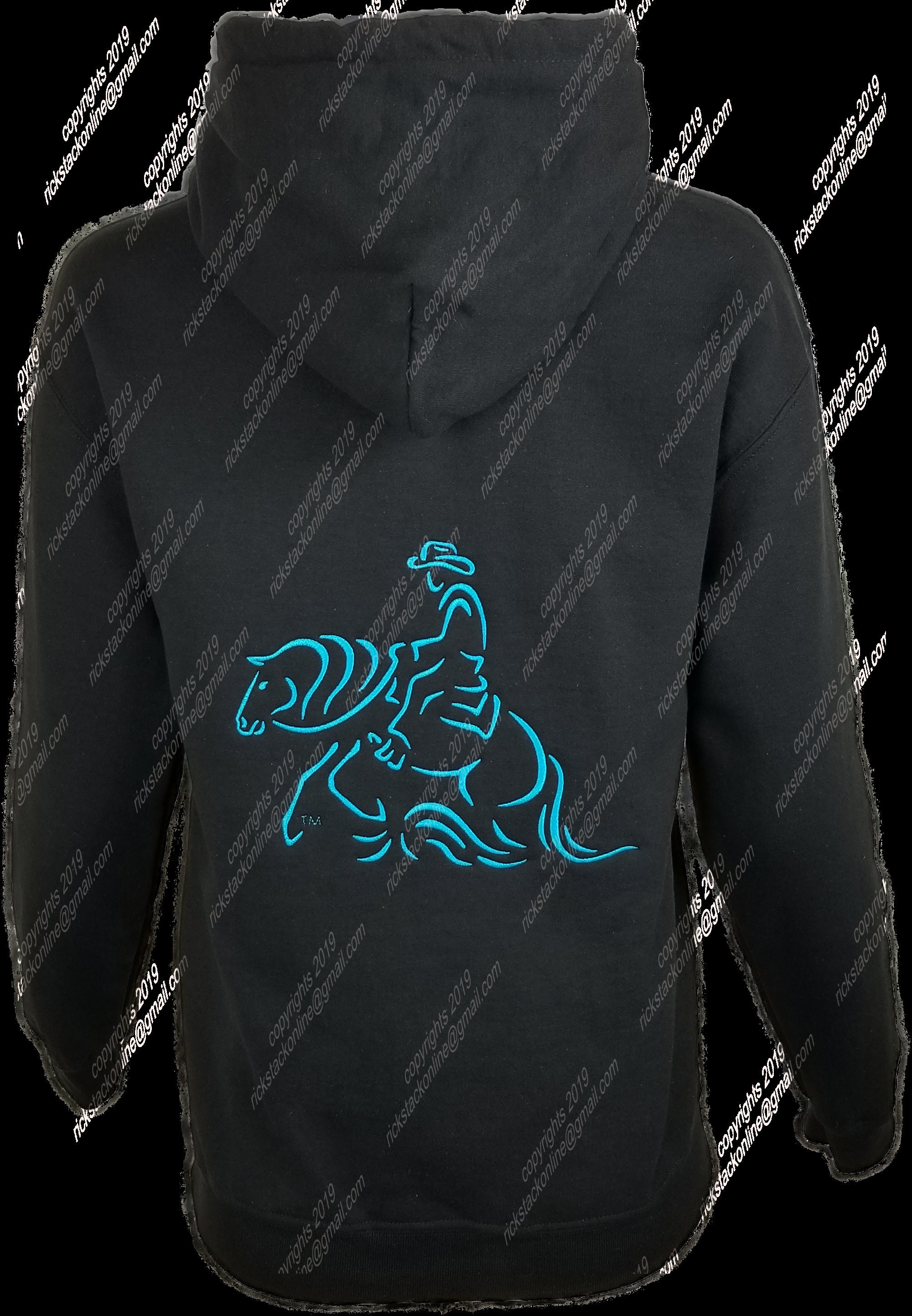 Embroidered Horse Hoodie...reining Horse...horse Lover...horse Etsy