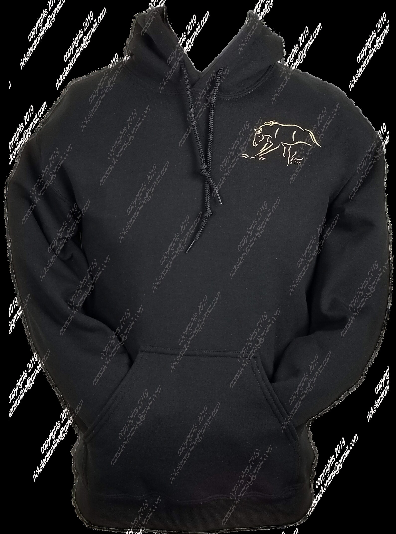 Embroidered Horse Hoodie...cutting Horse...horse Lover...horse Etsy