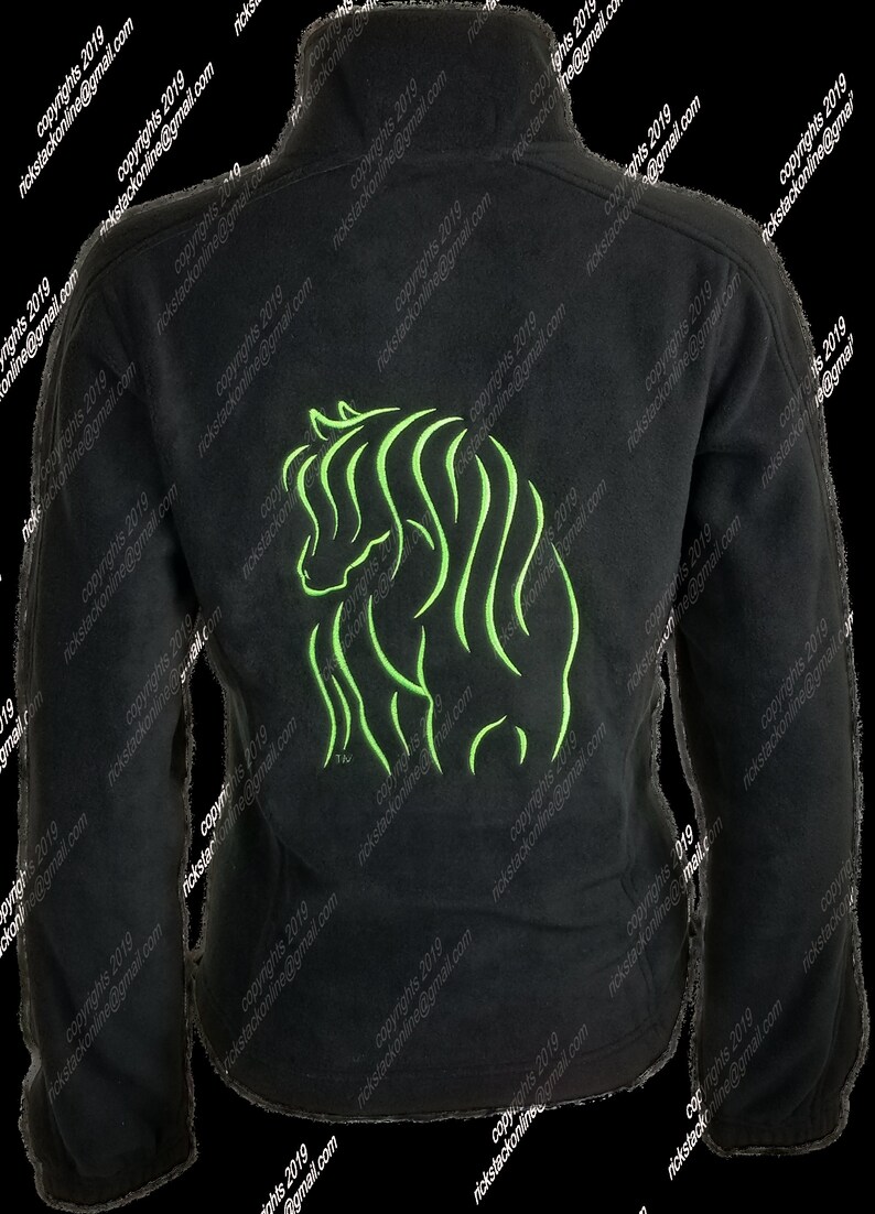 Embroidered Horse Barn Jacket
