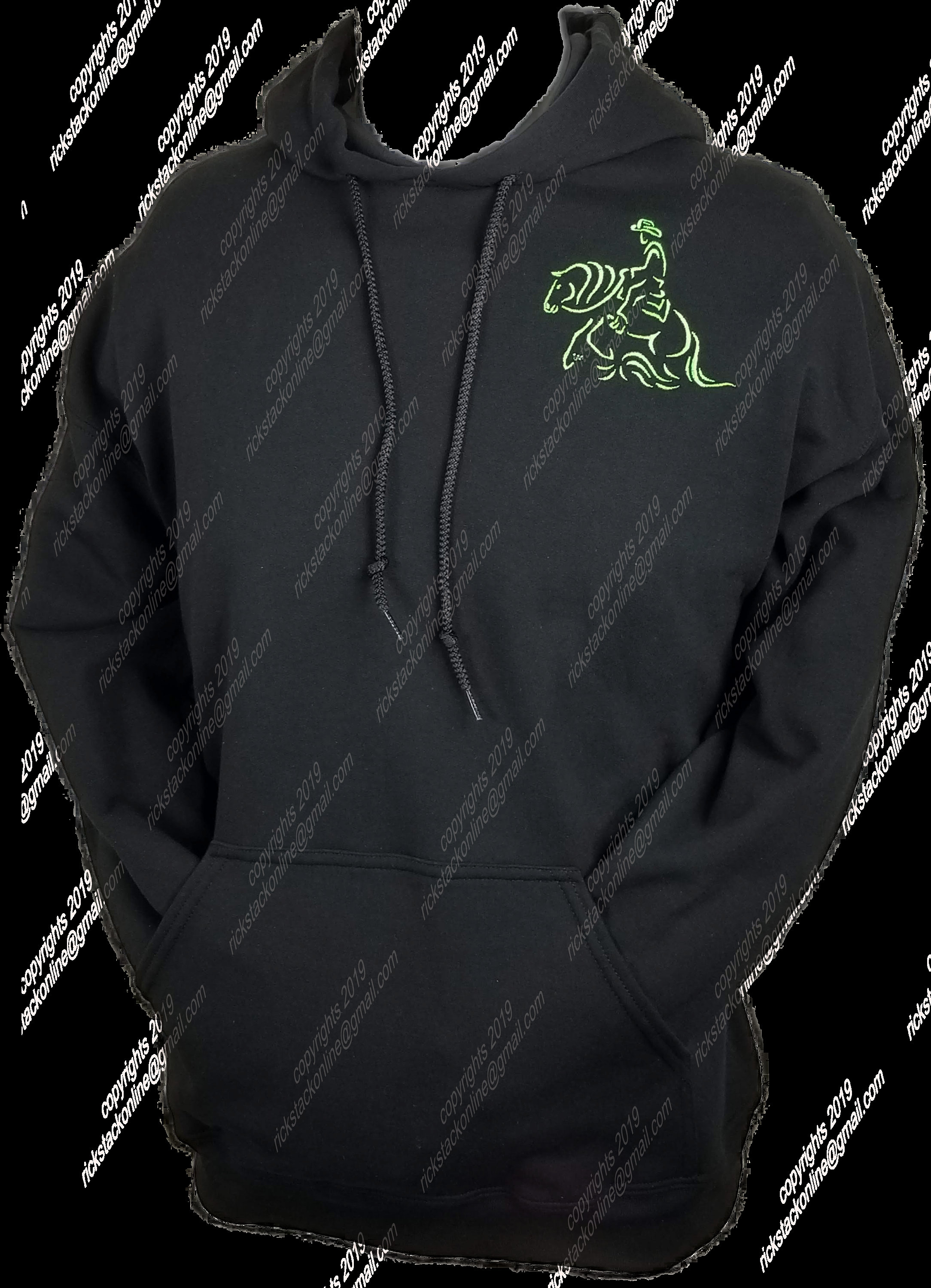 Embroidered Horse Hoodie...reining Horse...horse Lover...horse Etsy