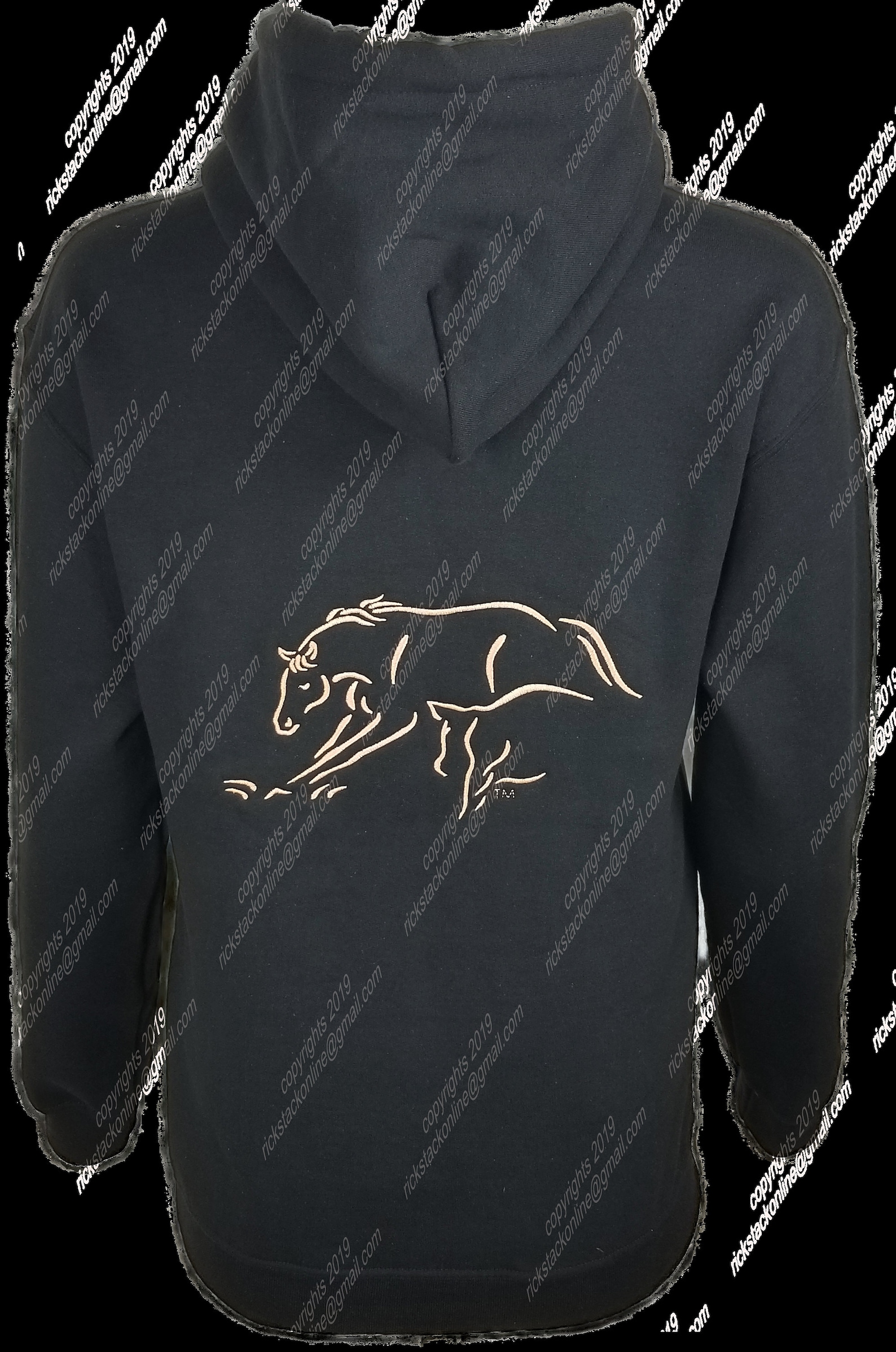 Embroidered Horse Hoodie...cutting Horse...horse Lover...horse Etsy