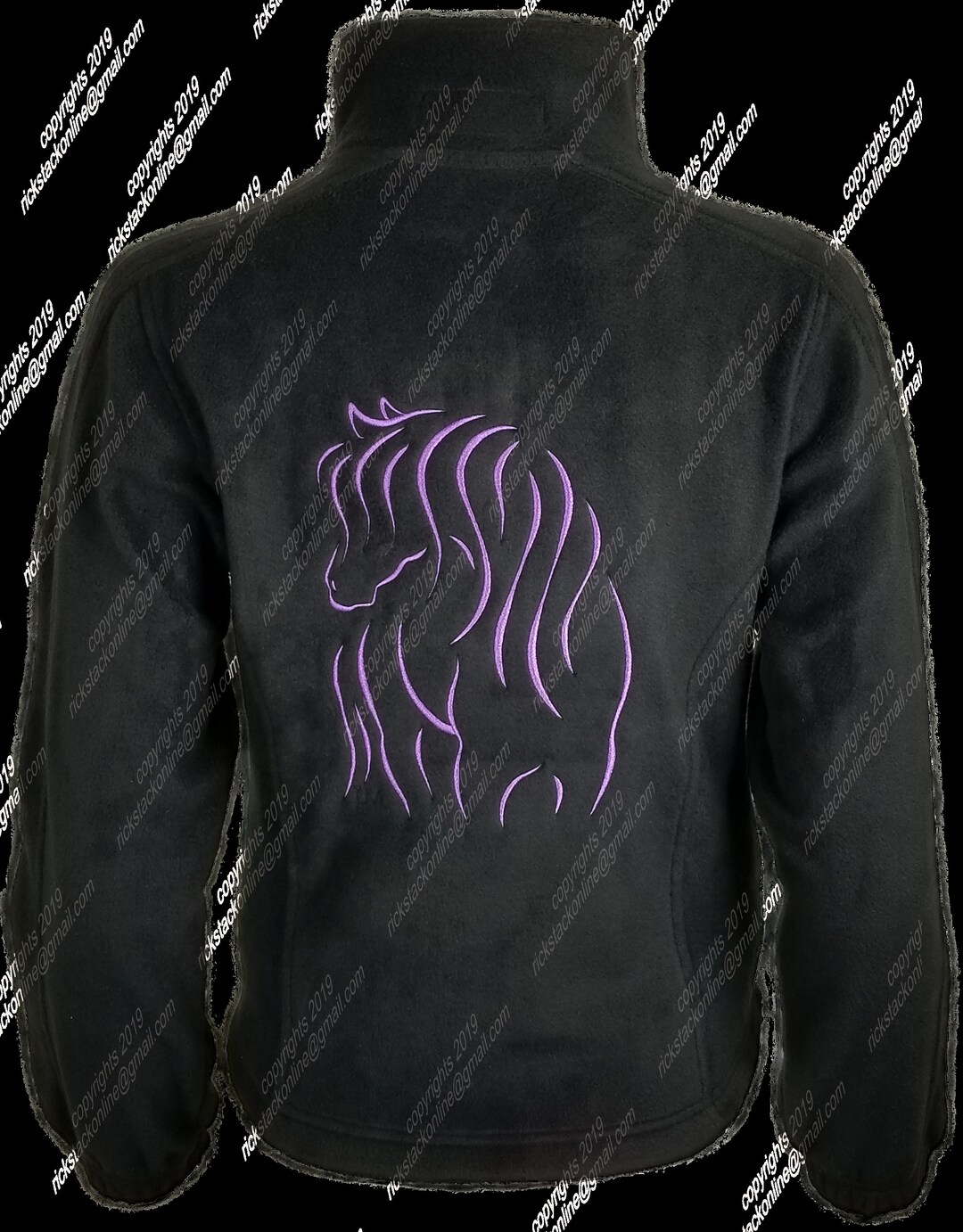 Embroidered Horse Fleece Jacket.....horse Lover...horse Gift Etsy