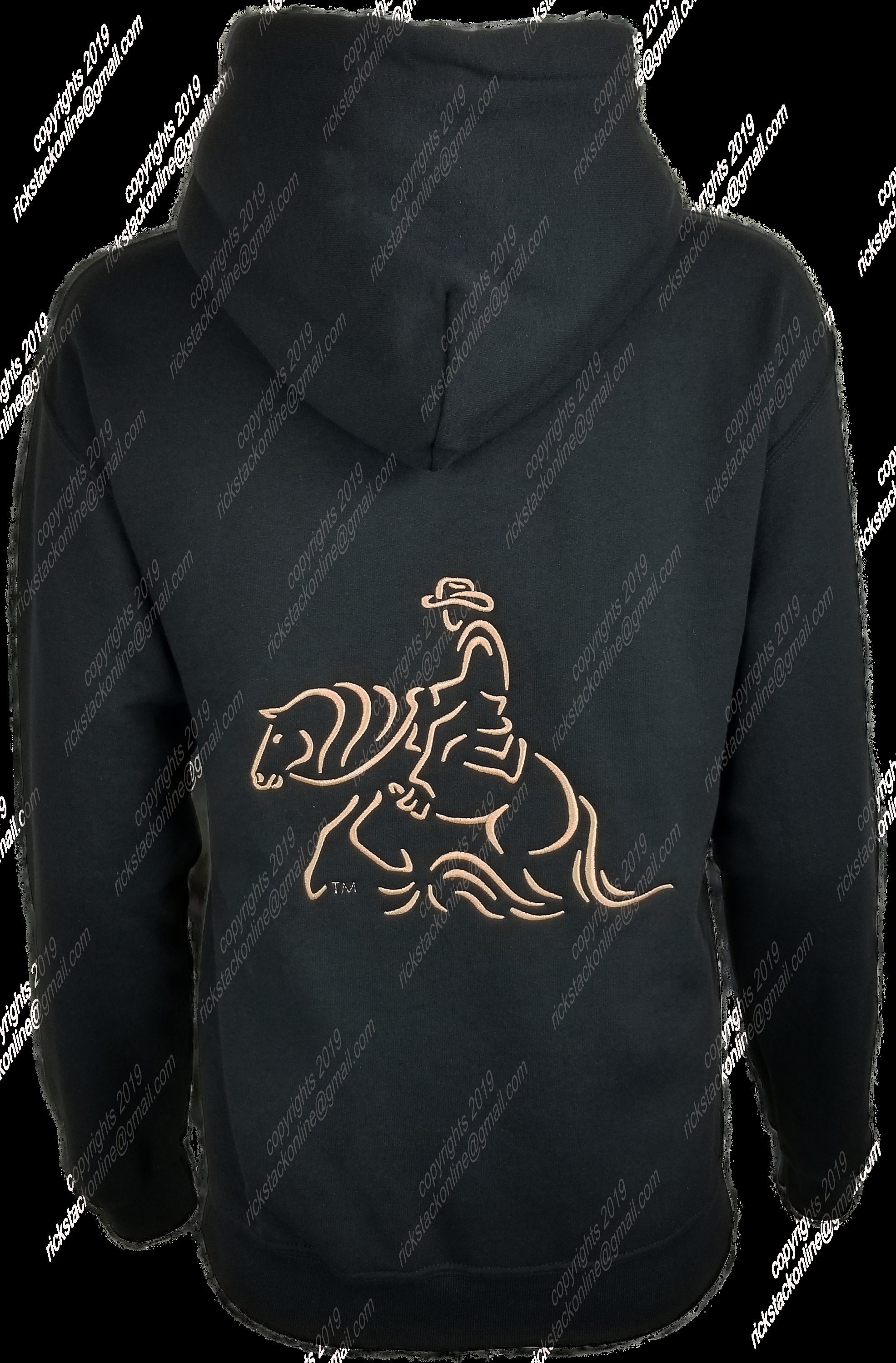 Embroidered Horse Hoodie...reining Horse...horse Lover...horse Etsy