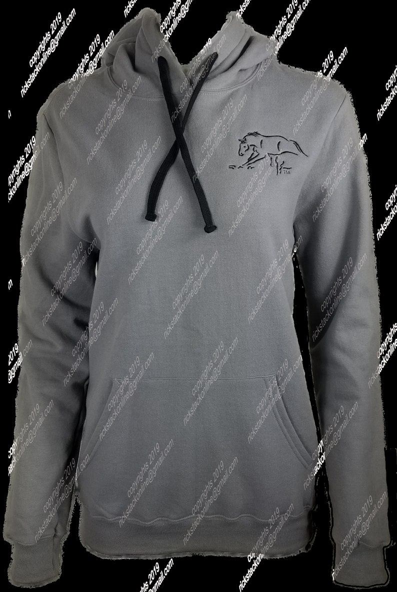 Embroidered Horse Hoodie...cutting Horse...horse Lover...horse Etsy