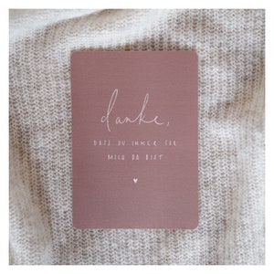 Postcard "Thank you for always being there for me"