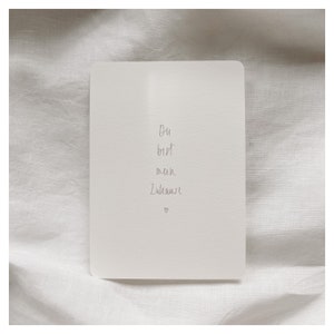 Du bist mein Zuhause | Postkarte Liebe