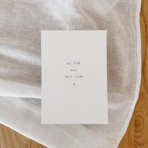 Hochzeitskarte | ein Hoch auf eure Liebe | Karte zur Hochzeit | Karte zur Verlobung