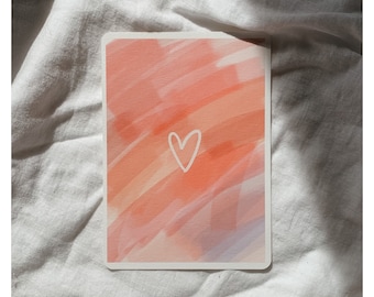 Herzkarte | Liebe | sendinglove | Freundschaft | Hochzeitskarte
