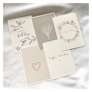 Birthday Card Set | plain birthday cards | birthday card