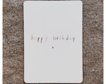 Geburtstagskarte happy birthday