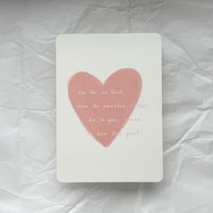Postkarte Liebe