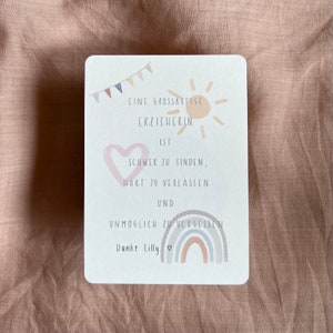 Éducateur de cartes | Adieu à la maternelle | Cadeau d'adieu | Éducateur d’affiches | Adieu Kita