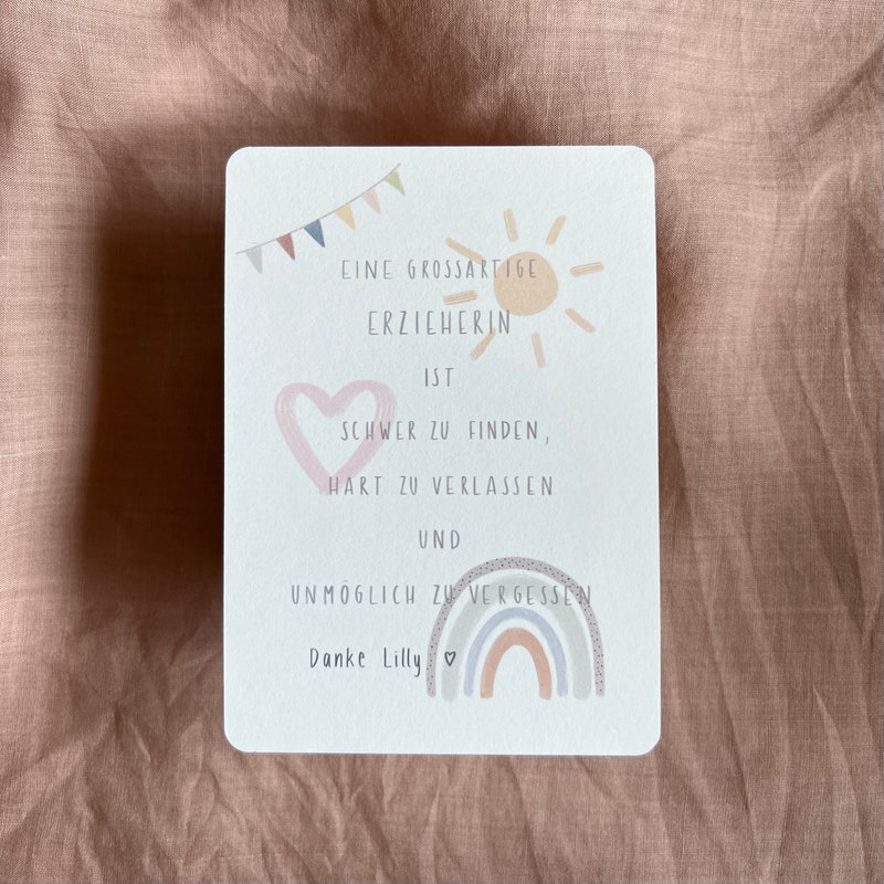  Kindergarten Teacher Farewell Card - Etsy 