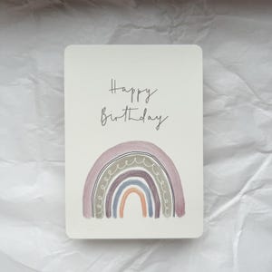 Birthday Card Rainbow