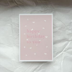 Birthday Card Daisy